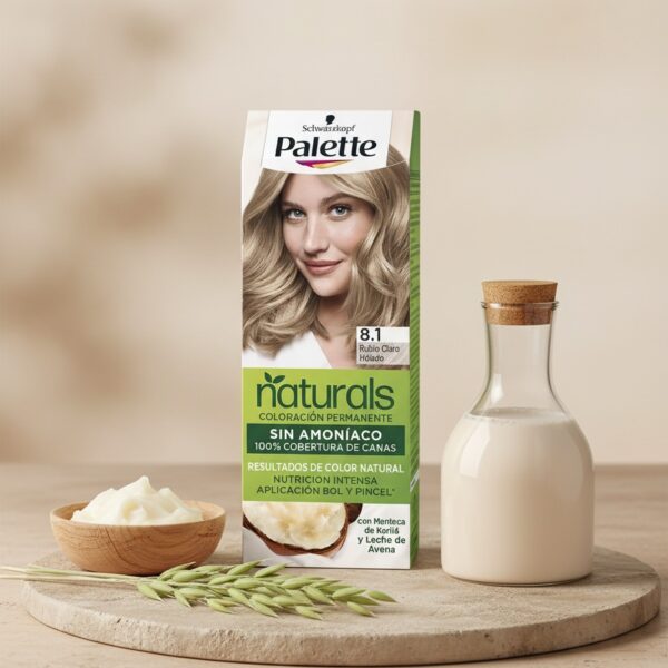 PALETTE NATURAL dye #8.1-light icy blonde 1 u