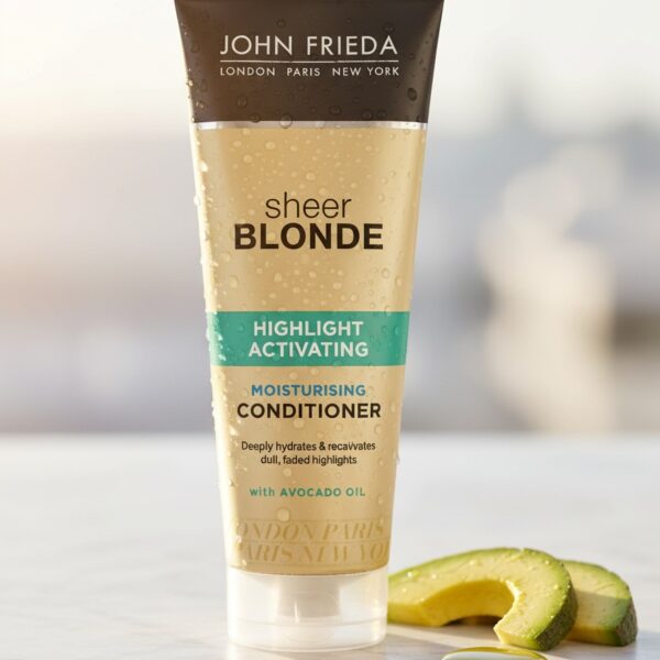 SHEER BLONDE acondicionador hidratante cabellos rubios 250 ml