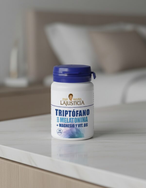 TRIPTOFANO CON MELATONINA + MAGNESIO Y VIT.B6 60 comprimidos