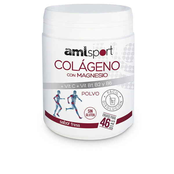 COLLAGEN WITH MAGNESIUM + VIT.C + VIT.B1.B2.B6 strawberry flavor pol 350 gr