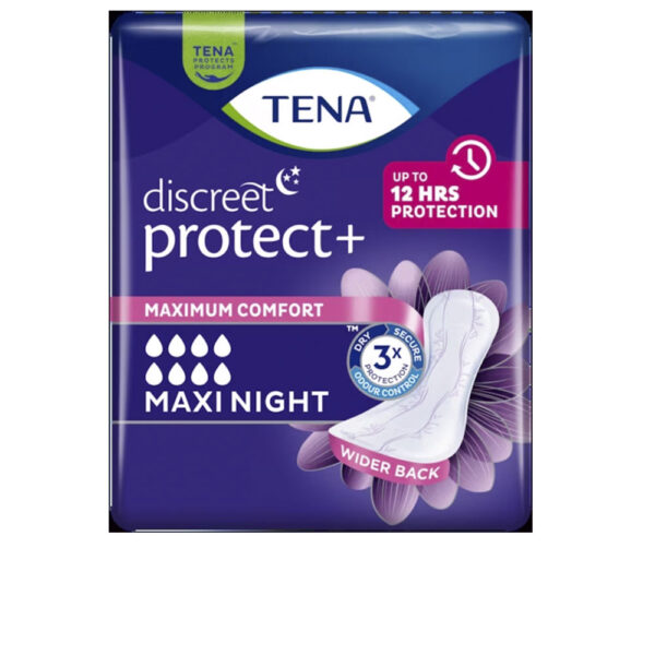 DISCREET maxi night incontinence pads 12 units