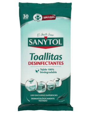 SANYTOL toallitas desinfectantes 30 u