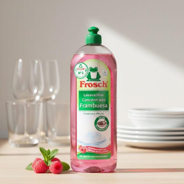 FROSCH ecológico lavavajillas frambuesa desengrasante 750 ml