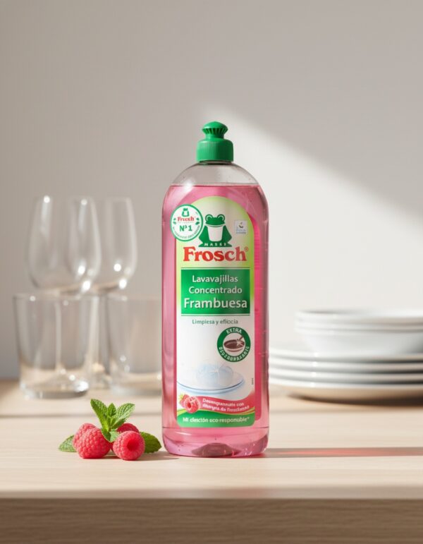FROSCH ecológico lavavajillas frambuesa desengrasante 750 ml - Image 2