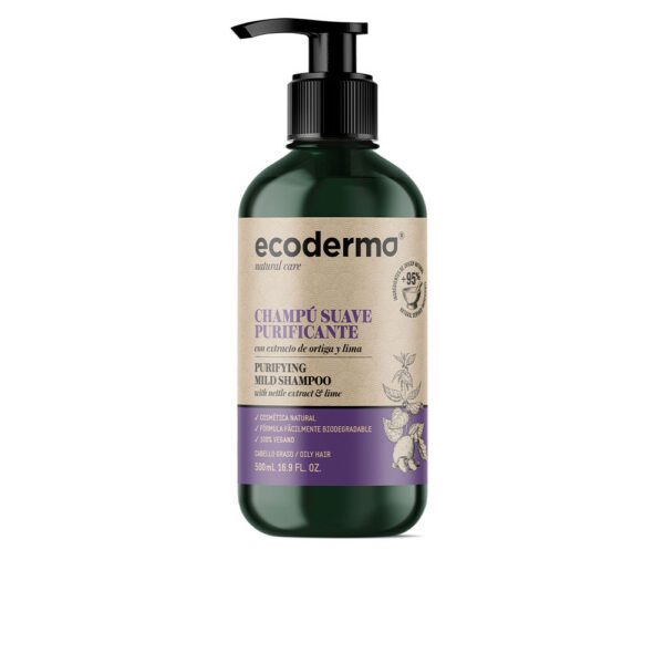 Ecoderma CHAMPÚ cabellos grasos 500 ml