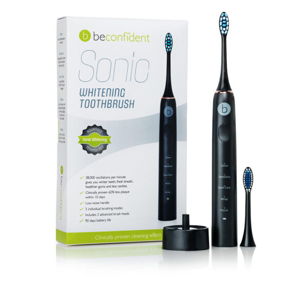 Beconfident SONIC electric whitening toothbrush #black/rose gold 1 u