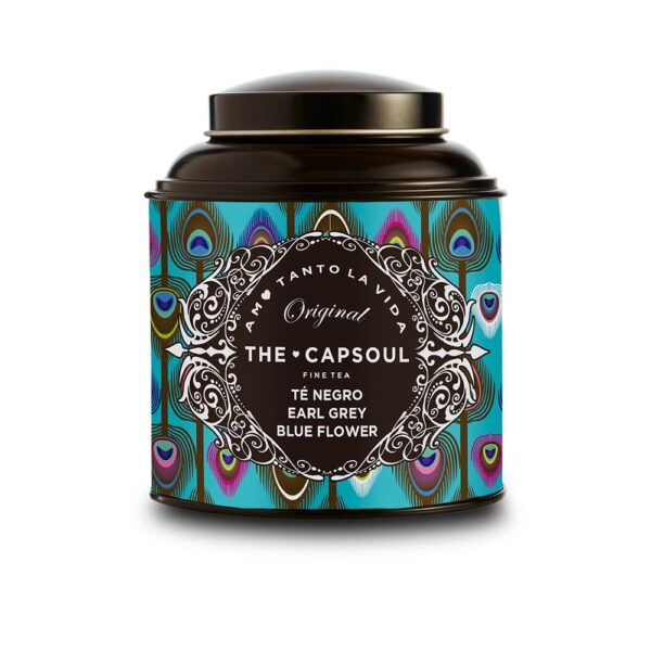 The capsoul TÉ GRANEL negro earl grey blue flower 100 gr