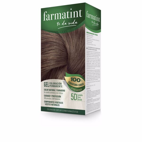 FARMATINT GEL permanent color #5d-light golden brown 5 units