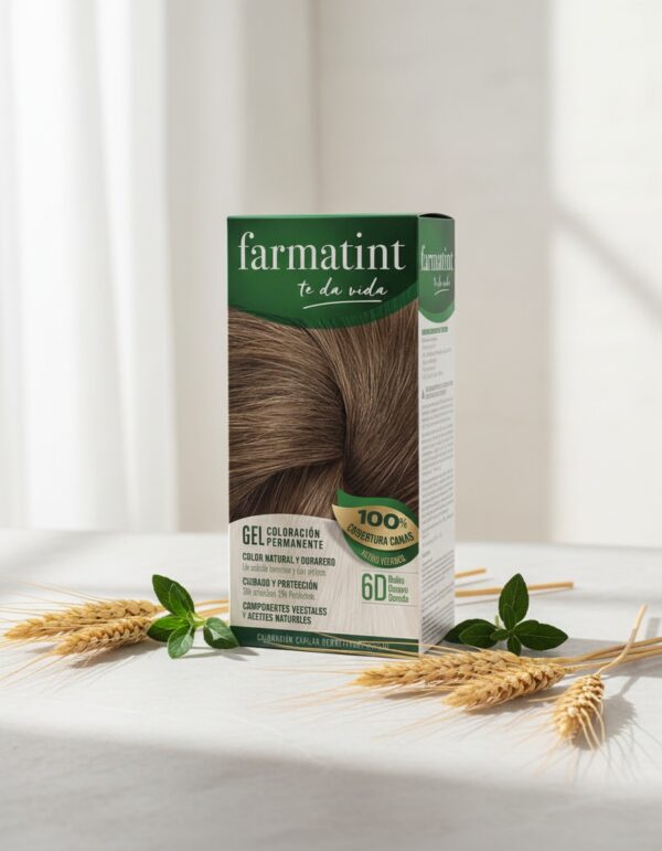 FARMATINT GEL permanent color #6d-dark golden blonde 5 units