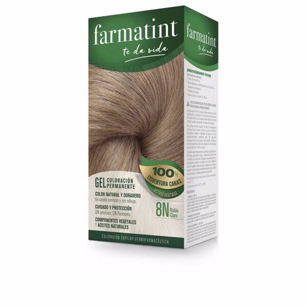 FARMATINT GEL permanent color #8n-light blonde 5 units