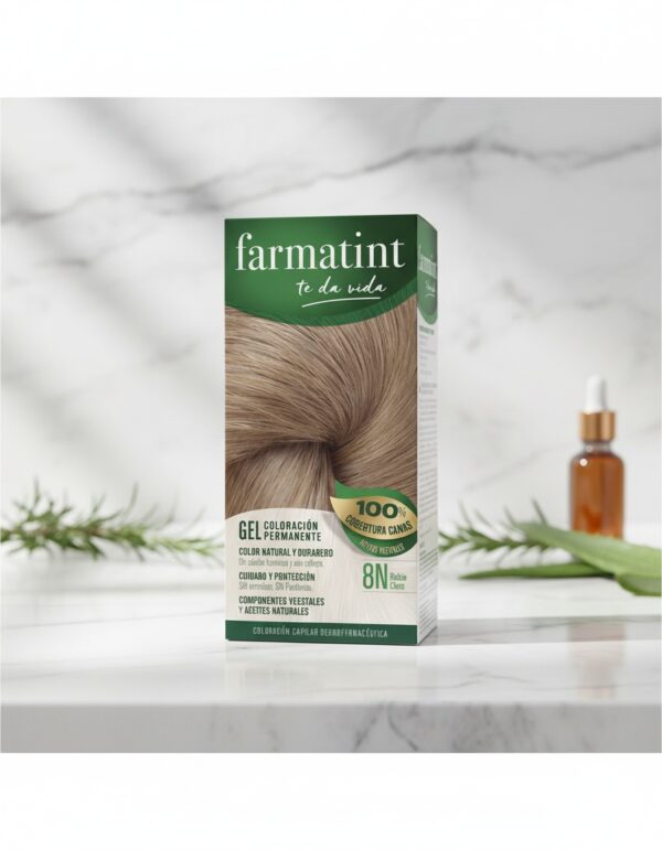 FARMATINT GEL permanent color #8n-light blonde 5 units
