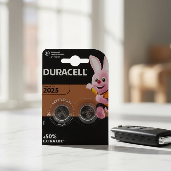 DURACELL BUTTON LITHIUM 3V 2025 DL/CR2025 batteries pack x 2 u