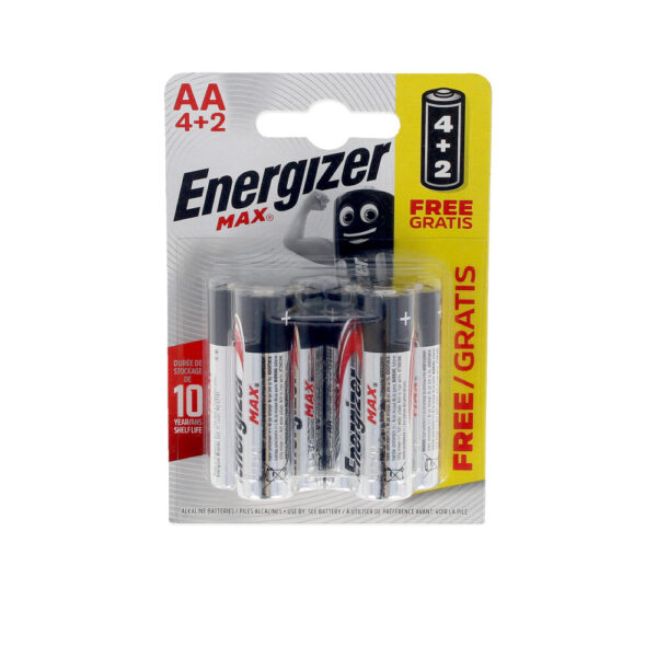 ENERGIZER MAX POWER LR06 AA batteries pack x 6 u