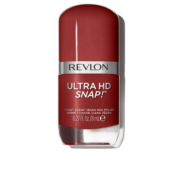 Revlon mass market ULTRA HD SNAP! nail polish #014-red and real 8 ml