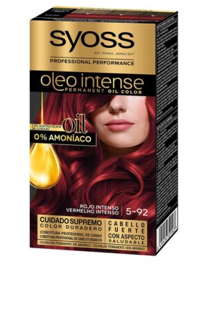 OLEO INTENSE ammonia-free hair color #5.92-intense red 5 pz