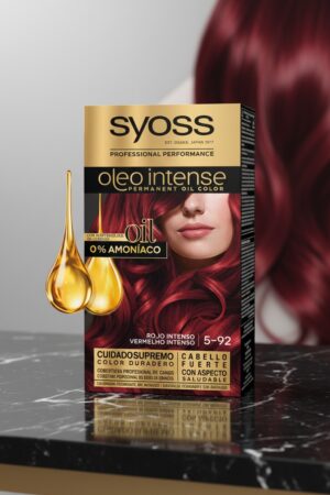 OLEO INTENSE ammonia-free hair color #5.92-intense red 5 pz