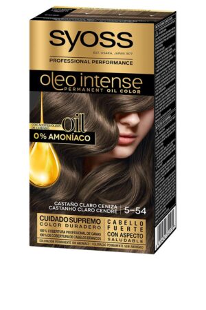 OLEO INTENSE ammonia-free hair color #5.54 - light brown ash 5 pcs