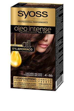 OLEO INTENSE ammonia-free hair color #4.86-ice brown 5 pcs