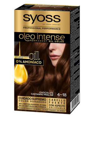 OLEO INTENSE ammonia-free hair color #4.18-chocolate 5 pz