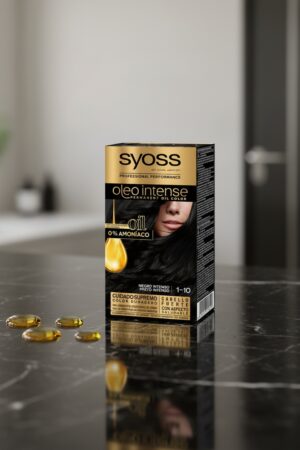 OLEO INTENSE ammonia-free hair color #1.10-intense black 5 pcs