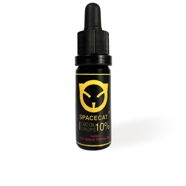 Spacecat ACEITE DE CBD 10% (1000mg) espectro completo rico en cannabidiol 10 ml