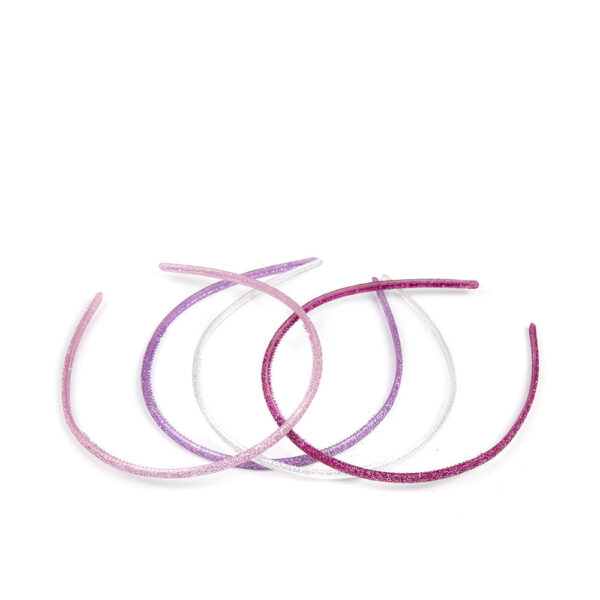 Inca Thin glitter headbands, set of 4 pieces