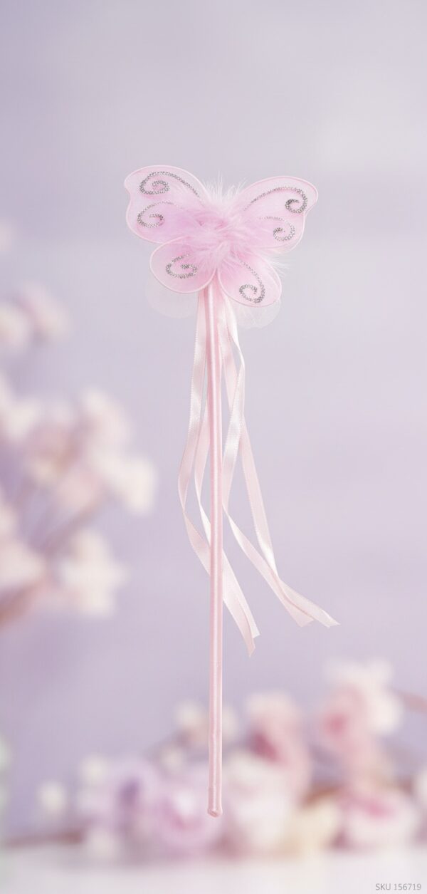 Inca VARITA MARIPOSA cintas en rosa 1 pz