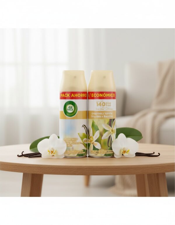 FRESHMATIC ambientador recambio #vainilla 2 x 250 ml