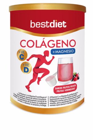 Best diet COLÁGENO CON MAGNESIO EN POLVO sabor frutos rojos 250 gr