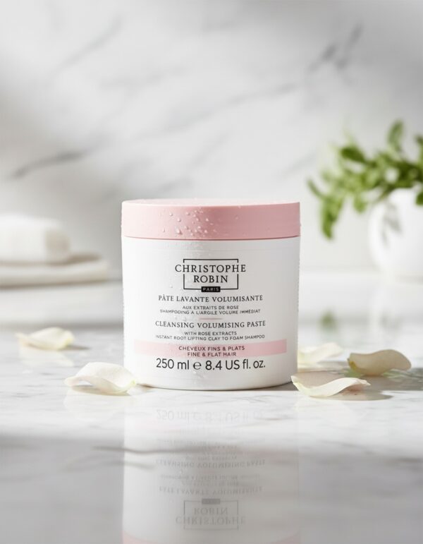 CLEANSING VOLUMIZING paste with pure rassoul clay&rose extracts 250 ml