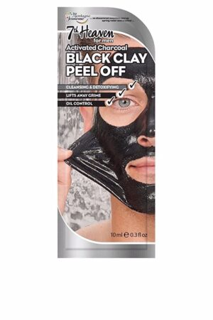 7th heaven FOR MEN BLACK CLAY peel-off mask 10 ml