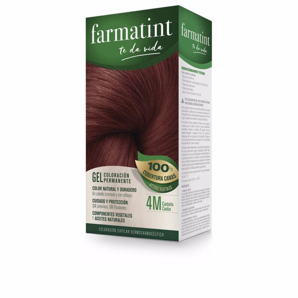 FARMATINT GEL permanent color #4m-mahogany chestnut 5 units