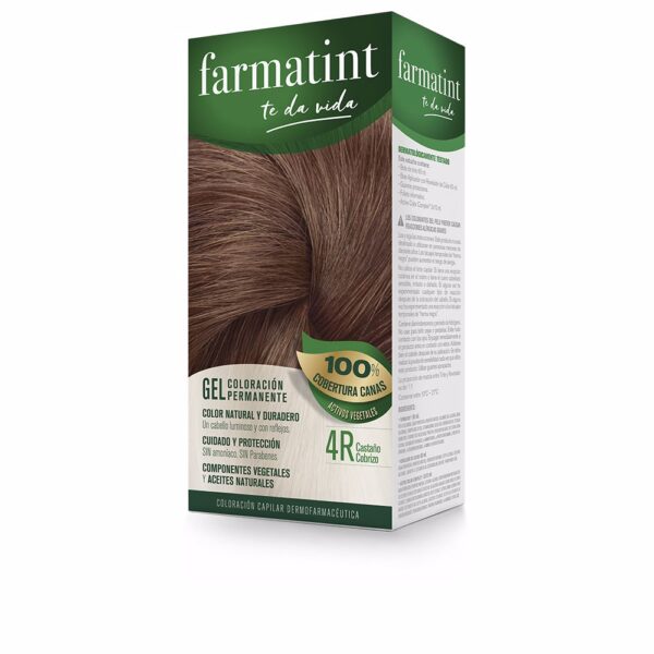 FARMATINT GEL permanent color #4r-copper brown 5 units