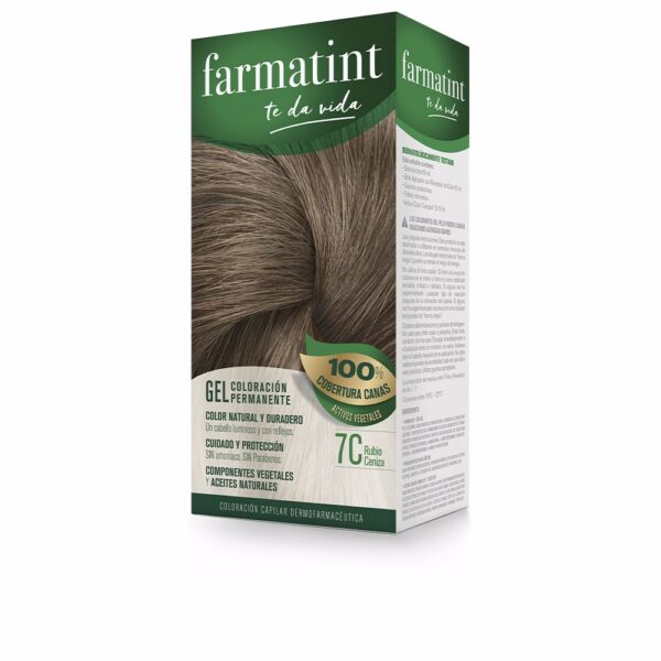 FARMATINT GEL permanent coloring #7c-ash blonde 5 units
