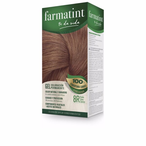 FARMATINT GEL permanent color #8r-light copper blonde 5 units
