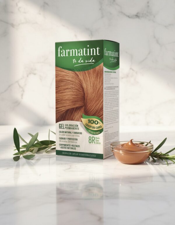 FARMATINT GEL permanent color #8r-light copper blonde 5 units