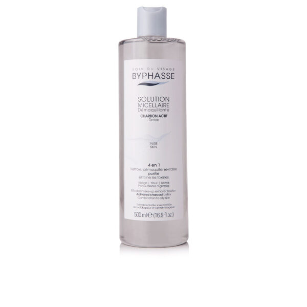 Byphasse Micellar solution makeup remover with activated carbon 500 ml