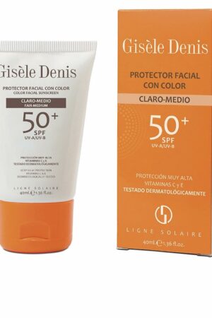 Gisele denis PROTECTOR FACIAL con color SPF 50+ #claro-medio