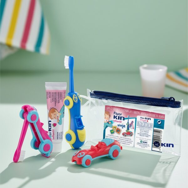 FLUORKIN INFANTIL VIAJE COCHE set 3 pz