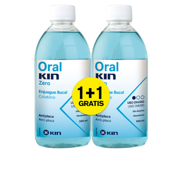 ORALKIN ZERO ENJUAGUE BUCAL set 2 pz