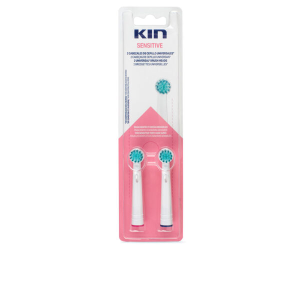 KIN SENSITIVE cabezal cepillo eléctrico universal 2 u