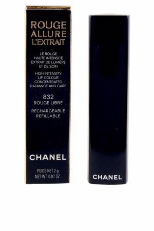 Chanel ROUGE ALLURE L'EXTRAIT rechargeable lipstick #832rouge free 2 gr