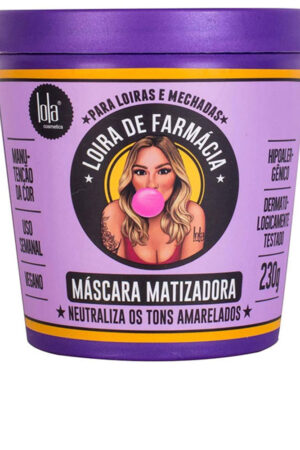 Lola cosmetics Loira de Farmácia Máscara Matizadora 230 ml