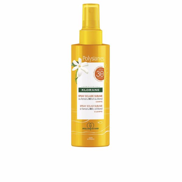 POLYSIANES MONOÏ Y TAMANU BIO body sun spray SPF30 200 ml