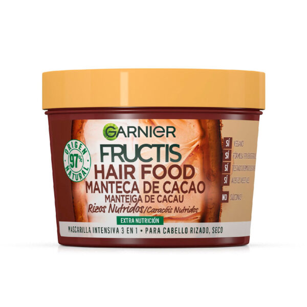 Garnier FRUCTIS HAIR FOOD cocoa butter mask nourished curls 390 ml