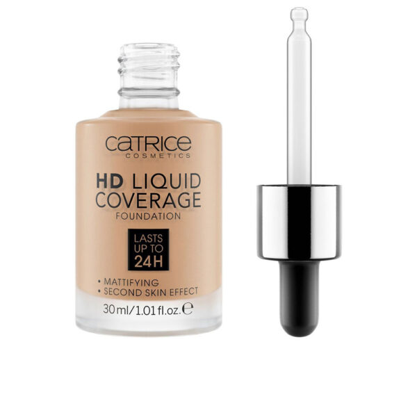HD LIQUID COVERAGE FOUNDATION lasts up to 24h #050-rosy ash 30 ml