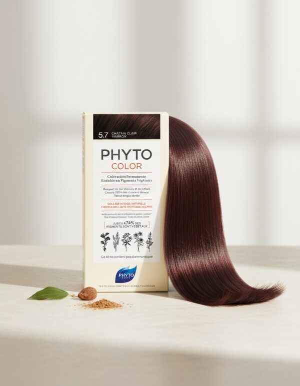 PHYTOCOLOR #5.7-castaño marrón claro 4 u