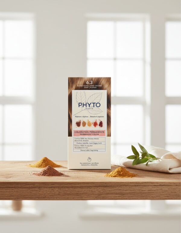 PHYTOCOLOR #6.3-rubio oscuro dorado 4 u