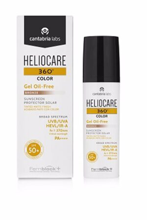 HELIOCARE 360° COLOR tinted sunscreen gel oil free SPF50+ #bronze 50 ml