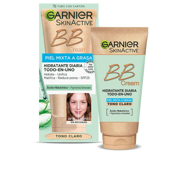 Garnier SKINACTIVE BB CREAM combination to oily skin SPF25 #light